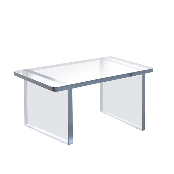 Azar Displays 7"H Clear Acrylic Deluxe Riser Display 515367